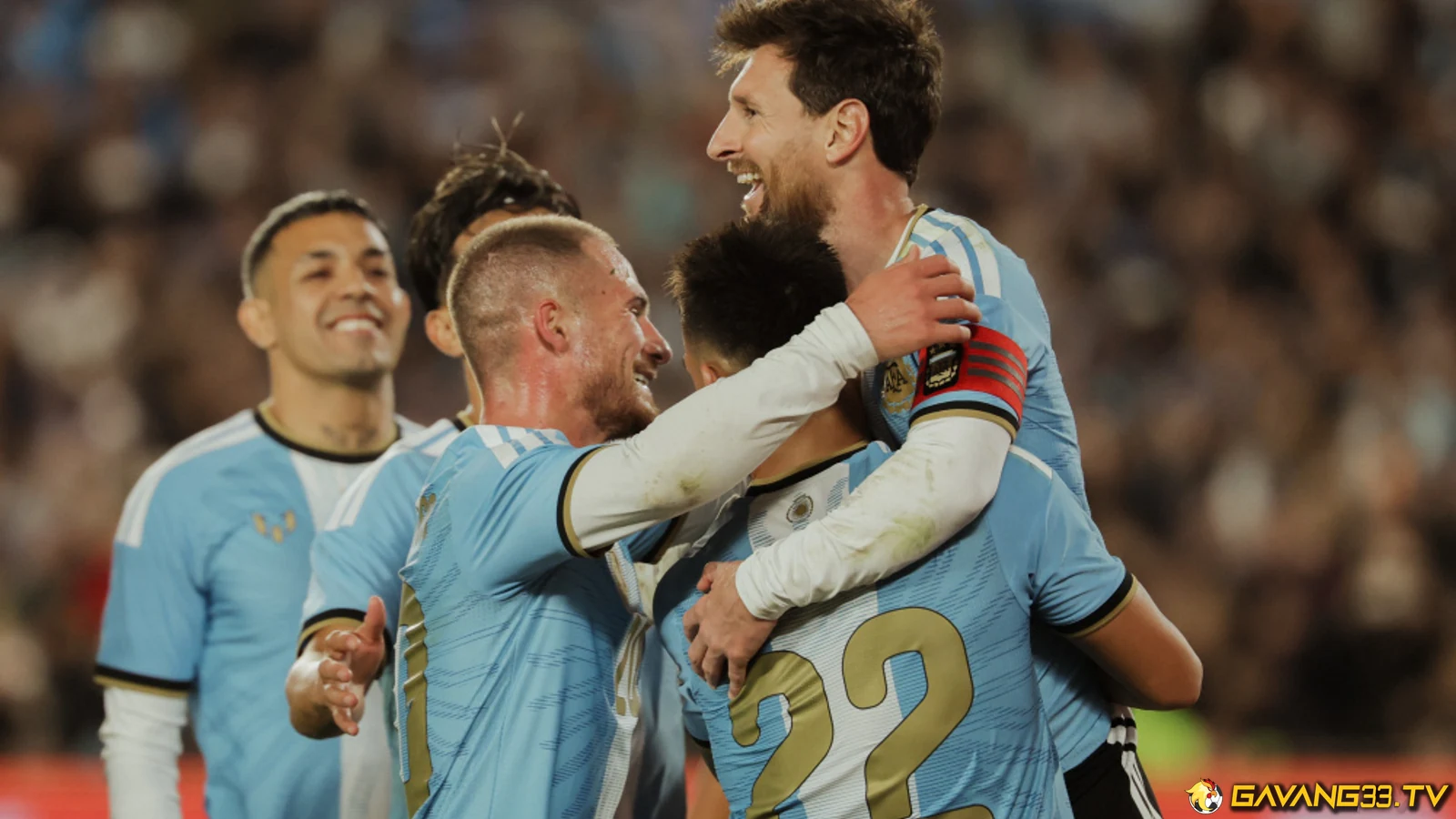 Lionel Messi trong màu áo đội tuyển Argentina